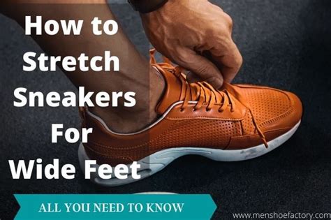 how to stretch sneakers width